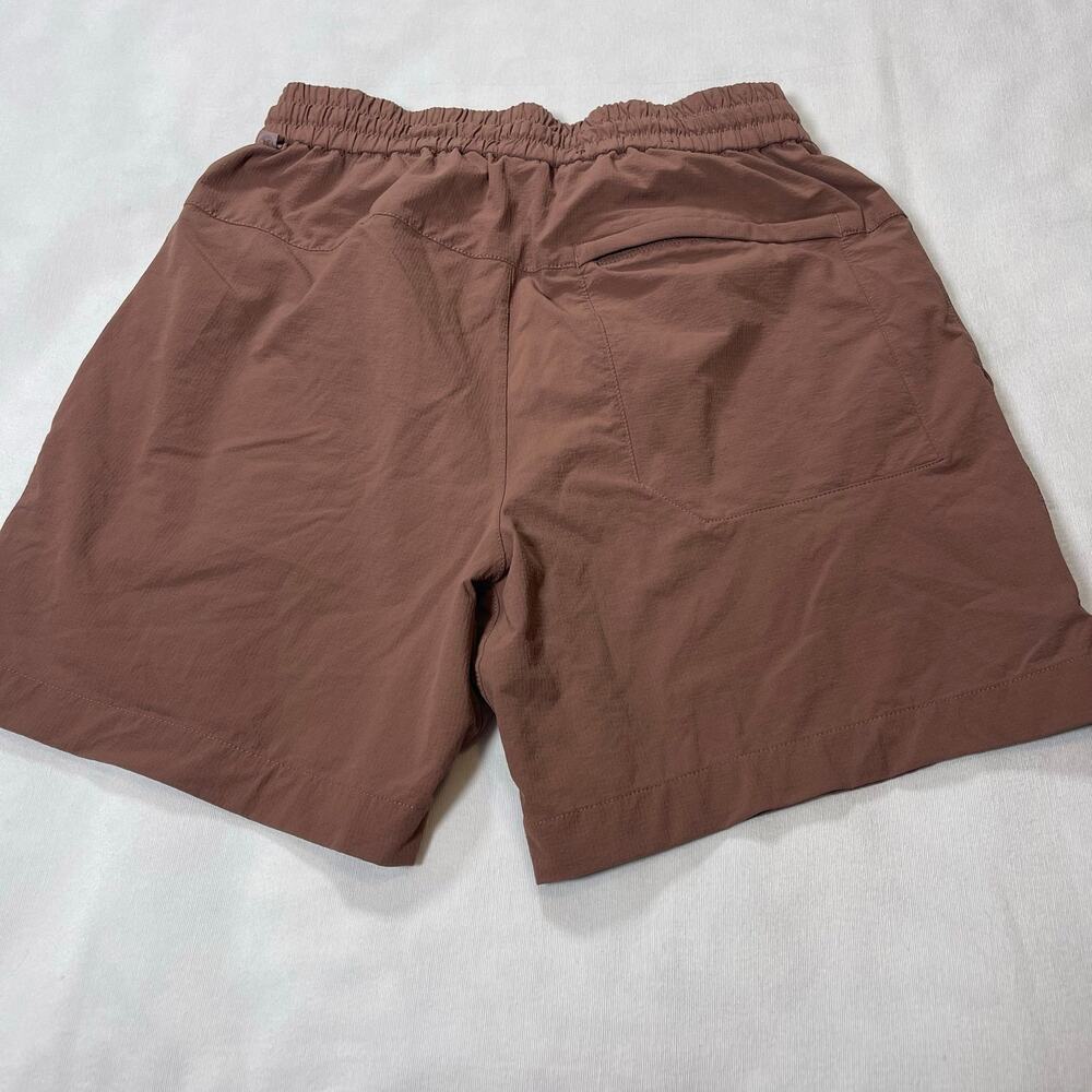Lululemon Bowline Short 5” Men’s Small Brown Taupe Stretch Ripstop LM7ARRS